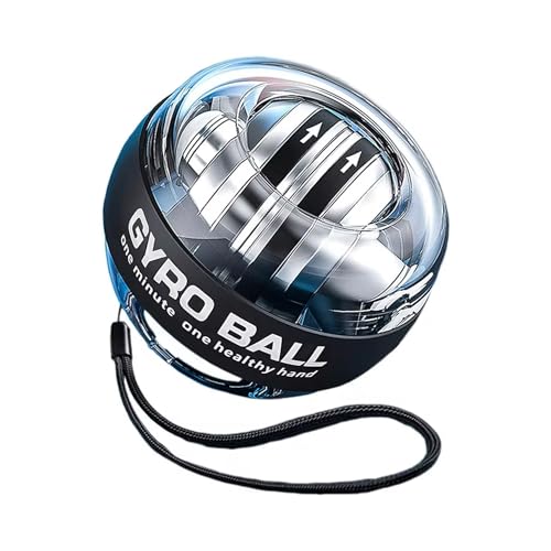 Gyro Ball Power Trainer Poignet Exerciseur d'avant-bras, Appareil de renforcement musculaire des bras et des doigts