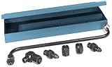 OTC 4202 6-Piece Nozlrater Nozzle-Tester Adapter Set with Metal Storage Box