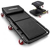 Arebos 2-in-1 Montagerollbrett | 150 kg belastbar | 6 bewegliche Rollen