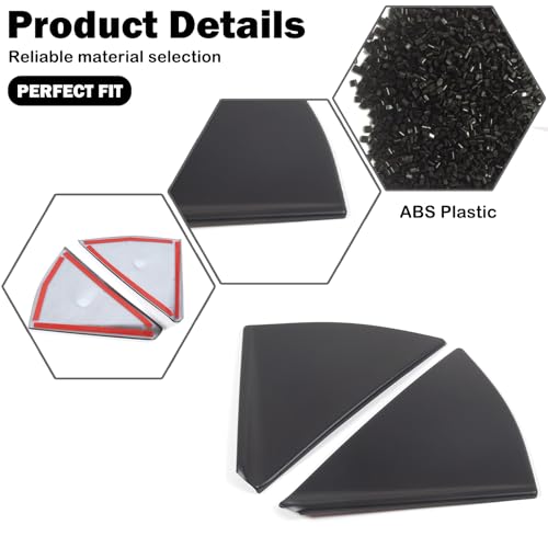 Cubierta triangular para ventana de Corvette C8, soluciona el diseño plano del pilar B 4