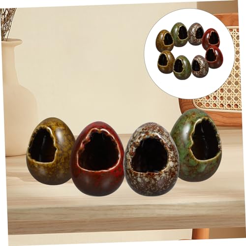 Support déco en céramique haut de gamme pour glace sèche et fleurs