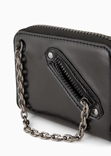 Armani Exchange Women's Bowery Small Leather Good, Black4