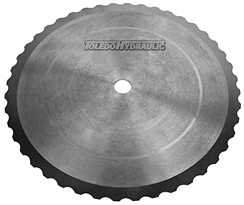 Toledo Hydraulic Mangueira cortada 25.4 cm x 40 mm Arbor entalhada lâmina recortada serve para EATON
