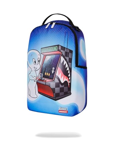 Sprayground Casper Arcade Backpack, Unisex, Blue/White, 100% Recycled Polyester, Multi-Compartment Storage, Streetwear Design2