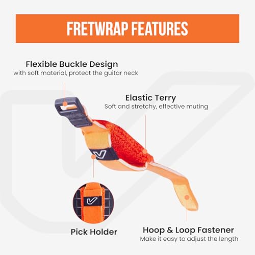 image for Gruv Gear FretWraps Flare Guitar String Dampener for Bass, Electric, A