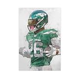 colagu Le'Veon Bell Poster Football Canvas Poster Bedroom Decor Landscape Office Room Decor Gift Unframe:12x18inch(30x45cm)