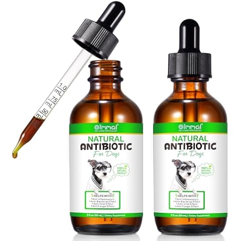 2 Pack Antibiotics for Dogs, Natural Antibiotics for Dogs, Dog Antibiotics, Dog Multivitamin for Pets, Dog Supplies Antibiotics, Natural Dog Antibiotics Supports Dog Allergy and Itch Relief Cover