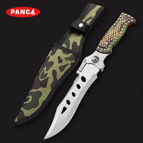 Image of PANCA Professional Chef Knife | High-Carbon Stainless Steel Multipurpose Kitchen Knife for Cutting Vegetables, Fruits & Meat | Durable Sharp Blade with Ergonomic Handle