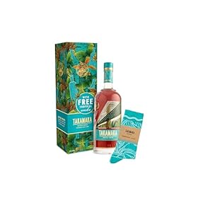 Takamaka Extra Noir Rum Gift Pack with Socks | 43% | 70cl | Dark Rum from the Seychelles | Perfect Neat or in Cocktails – Takamaka