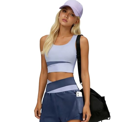 Soutien-gorge de sport en matériau léger et respirant couleur bleu clair