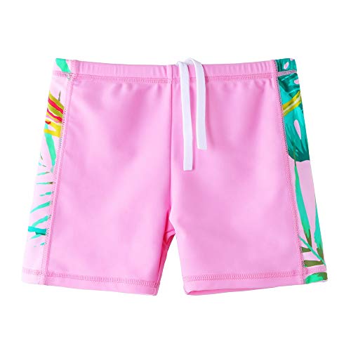 Image of Girls Two Piece Swimsuit Floral UPF 50+ Rash Guard Set Kids Beach Swimwear