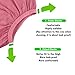 AQX Adult Leakproof Underwear for Incontinence, Washable Low Noise Reusable Adult Diaper Cover, Pink Plastic Pants Cover Unisex 2Pcs (S, Pink)