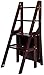 FALIYORS Escabeau Portable Tabouret Familial Simple - Bibliothèque Pliante Chaise Échelle 4-pour Adulte Pliant Échelle Étagère Pliable Chaises Tabouret Présentoir Étagère pour Bain
