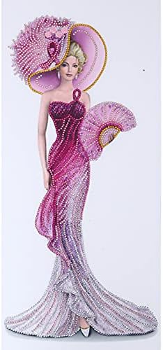 Amazon.com: LUSandy 5D Fancy Lady Diamond Painting Kits Partial Drill ...