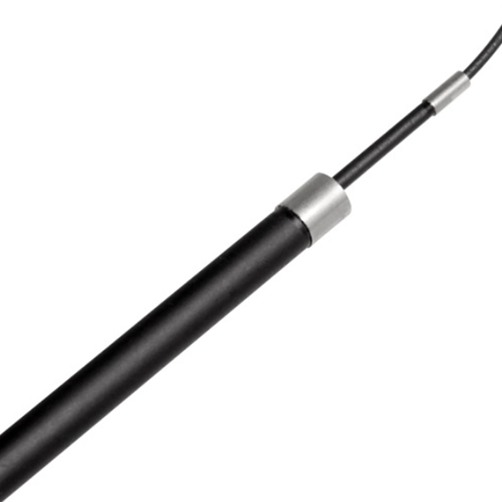Varita Telescópica para Juegos de Gatos, Juguete de Varita Retráctil con Luz Roja LED, Diseñada para Juegos Interactivos, Antideslizante, Juguete de Caña de Pescar p (Negro)