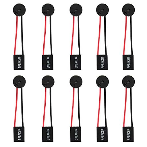 ICQUANZX Zumbador de la Alarma de la BIOS del Altavoz piezoeléctrico Interno de la Placa Base de la PC para la Caja de la computadora de Arduino DIY (Paquete de 10) | Ya disponible en tu tienda friki favorita! En mundofriki.es!