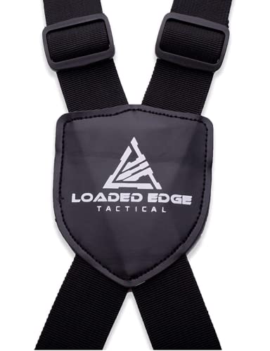 Loaded Edge Tactical Duty Belt Harness Suspenders Green - Duty Belt Harness Police Black Suspender - Tool Belt Support - U.s. Military Veteran Owned Company #TOP1