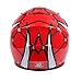 SLMOTO Dot Youth Kids Motocross Offroad Street Helmet Motorcycle Helmet Dirt Bike Motocross ATV Helmet+Goggles+Gloves Red Spider Design,Medium