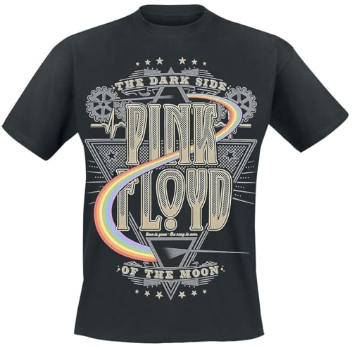 Pink Floyd Dark Side Männer T-Shirt schwarz XXL Band-Merch, Bands XXL