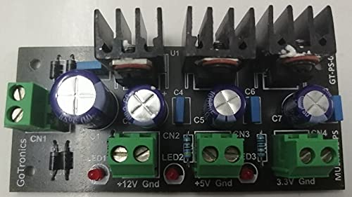 +12V,+5V,+3.3V DC VOLTAGE MULTIPLE LINEAR REGULATED POWER SUPPLY MODULE (B09HX98J3K) Amazon Price History, Amazon Price Tracker