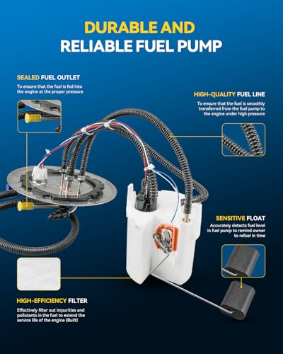 Image of PHILTOP Electric Fuel Pump Assembly FG0365 Fit for Ford F-250 Super Duty