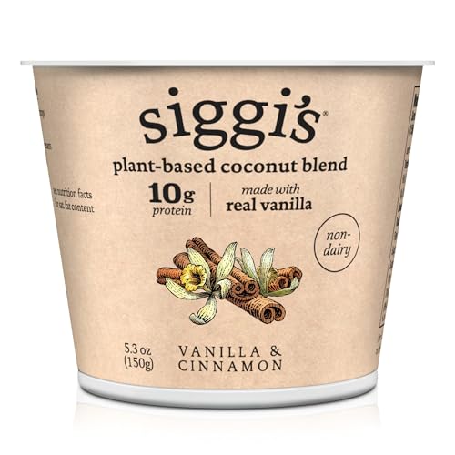 Siggis, High Protein Plant Based Blend Oz, Vanilla Cinnamon, 5.3 Ounce