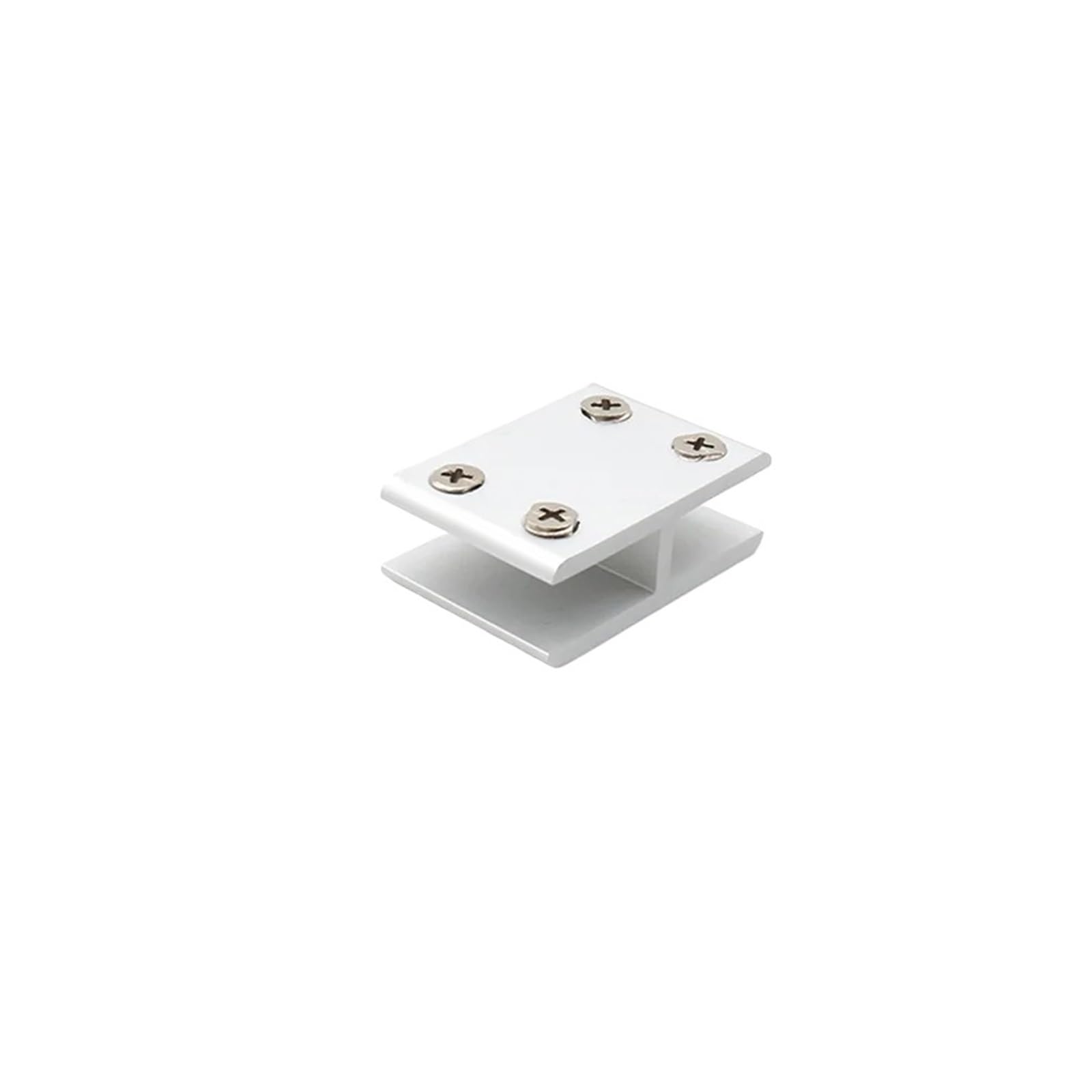 Support de serrage en verre pour rampes 10-12 mm angle 2 voies en aluminium