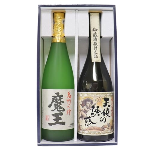Amazon.co.jp: 有名希少焼酎プレミアムセット 720ml×2本 魔王 芋