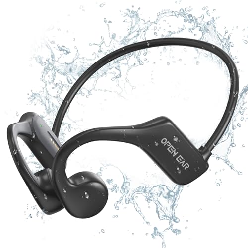 ANINUALE Bone Conduction Headphones Swimming Headphones Bluetooth v5.3 IP68 Waterproof Wireless Earphones Open Ear with 32GB Memory MP3 Headphones for Simming, Running, Diving,Cycling ANINUALE Bone Conduction Headphones Swimming Headphones Bluetooth v5.3 IP68 Waterproof Wireless Earphones Open Ear with 32GB Memory MP3 Headphones for Simming, Running, Diving,Cycling
