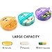 Daily Pill Organizer (Twice-a-Day) - Weekly AM/PM Pill Box, Round Medicine Organizer, 7 Day Pill Container, Vitamin Organizer for Vitamin Fish Oils Supplement