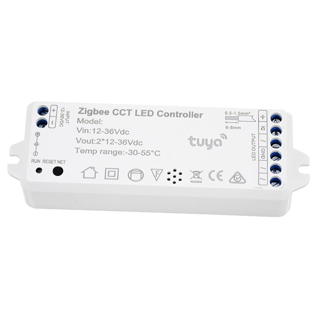 Contrôleur ruban LED Zigbee Tuya 2811COB DC12V-36V bande lumineuse magique à capteur audio
