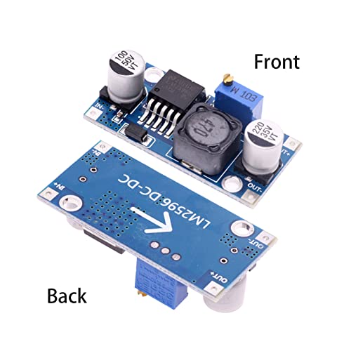 XTVTX 10 Stücke DC-DC Buck Converte,Step-Down Wandler Modul,Step down Converter Modul,3A Einstellbares Netzteil Abwärtsmodul 24V bis 12V 5V 3V