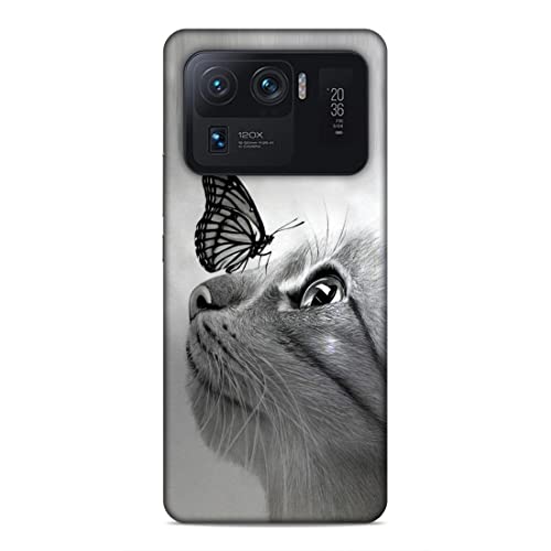 Image of Printed Mobile Back Hard Case Cover for Xiaomi Redmi 11 Ultra | Pet, Butterfly, Animal, Cute Cat, Animal Lover-2195