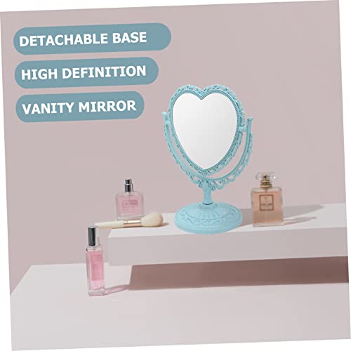 Espejo para maquillaje doble cara con base desmontable miniatura 7