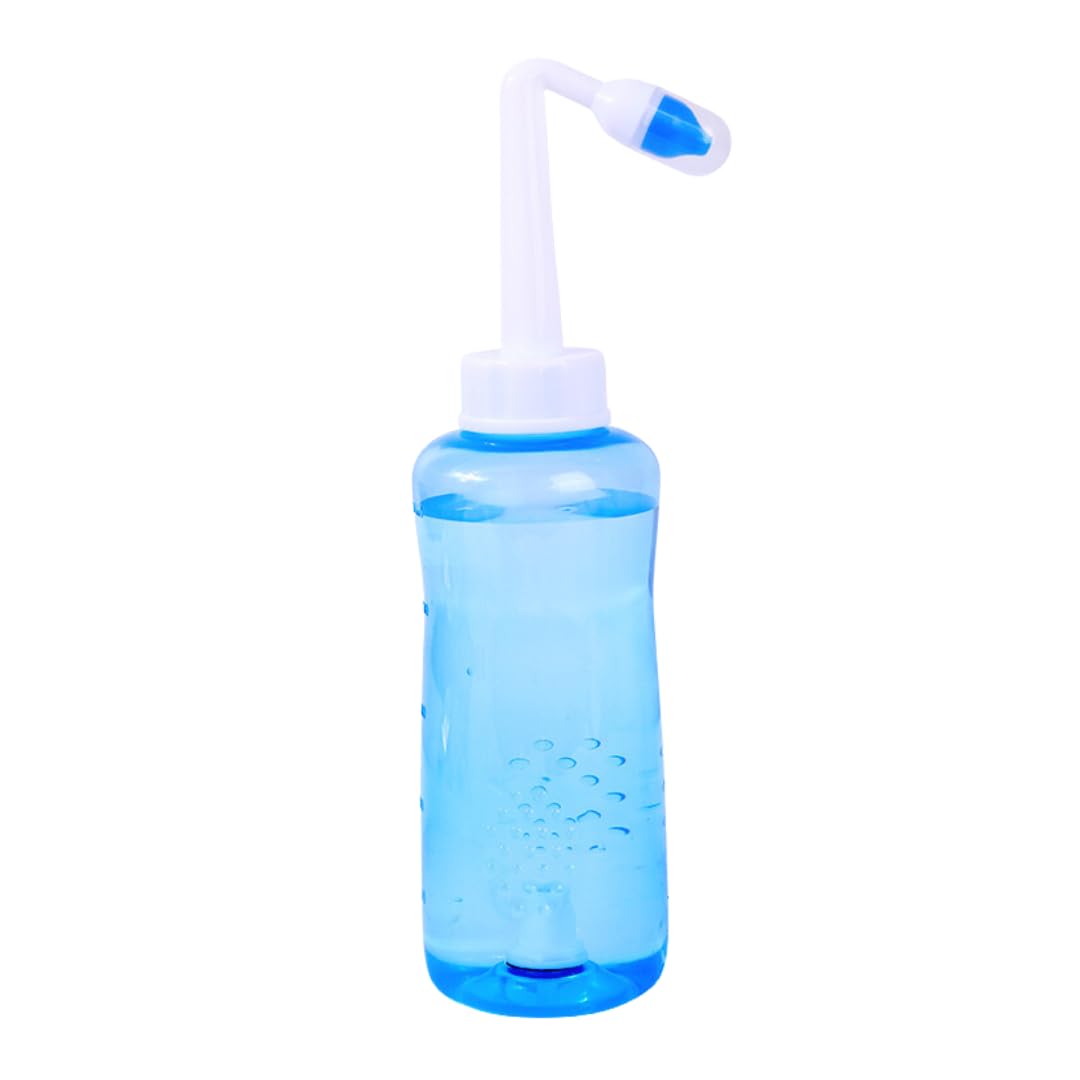 500ml Automatic Jal Neti Pot for Yoga - Nose Wash Cleaner With Sinus Nasal Pressure - Nasal Rinse Bottle- Sinus Rinse Nasal Irrigation for Adults and Children (Automatic Valve, 500 ml)