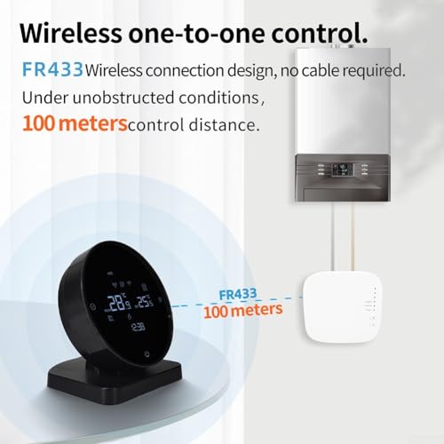 Thermostat Wifi précis à 0,5 °C programmable via l'application Tuya - 6