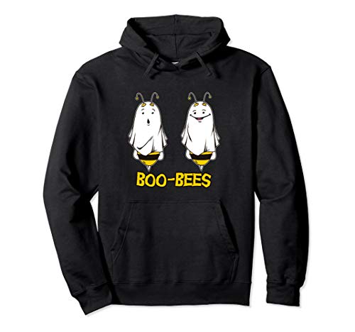 Adult Boo Bees Funny Couples Costume Halloween Party Womens Pullover Hoodie