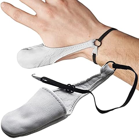 RE-GEN Adjustable Leather Thumb Stall Protector Cover