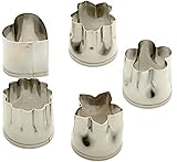 StarPack Home Vegetable Cutter Shapes Set (5 Piece) - Mini Cookie Cutters, Vegetable Shape Cutters for Kids, Bento Lunch Box Accessories