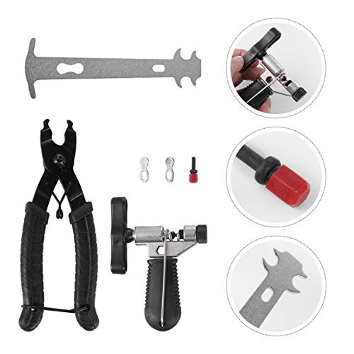 BESPORTBLE Kit de Ferramentas para Conserto de Corrente de Bicicleta Verificador Extrator de Alicate