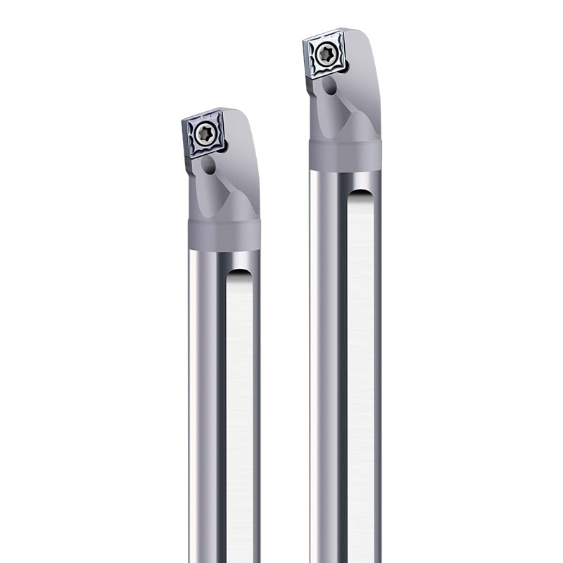 1pc Tungsten Steel Shock-Absorbing Boring Bar SCKCR06/09/12 Internal Cooling Lathe Tool Holder Lathe Cutting Tool Set(E40V-SCKCR12)