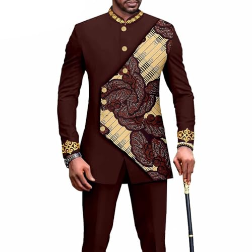Chemises et pantalons ensemble 2 pièces au style africain authentique