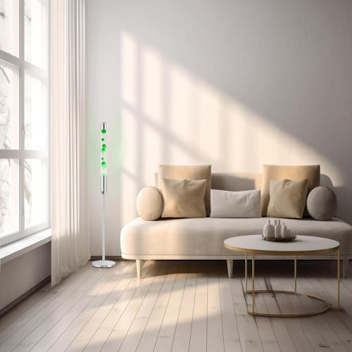 Image of Kyzfy 59-Inch Liquid Motion Lamp,Magma Lamp, Mood Relaxation Light，Suitable for Home Decoration,Office Decoration, Cafes,Bars,Etc (59IN(Silver))