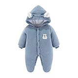  Daysskk Bébé Combinaison Hiver 12-18 Mois Pyjama Pilote Manteau Grenouillère Cadeau Naissance