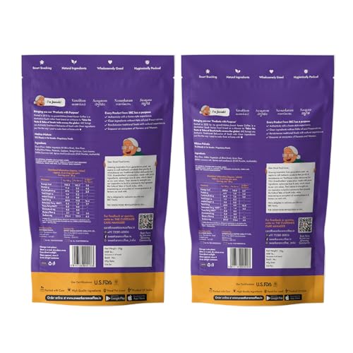 Image of Sweet Karam Coffee's South Indian Crunchy Combo Pack - Ribbon Pakoda & Special Madras Mixture | No Maida & No Vanaspati, Zero Trans Fat, Heart-healthy Oil | Authentic Taste of Tradition (95g Each)