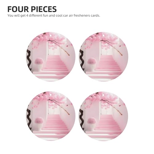 Hojas aromáticas para auto con aroma a flor de cerezo miniatura 2