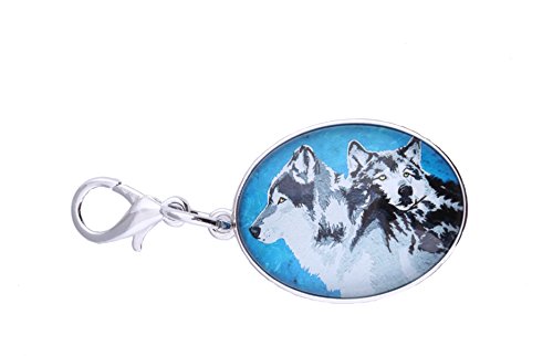 Wolf Lunch Bag With Matching Zipper Charm - Animals, Full Insulated - Lunch Cooler #TOP5