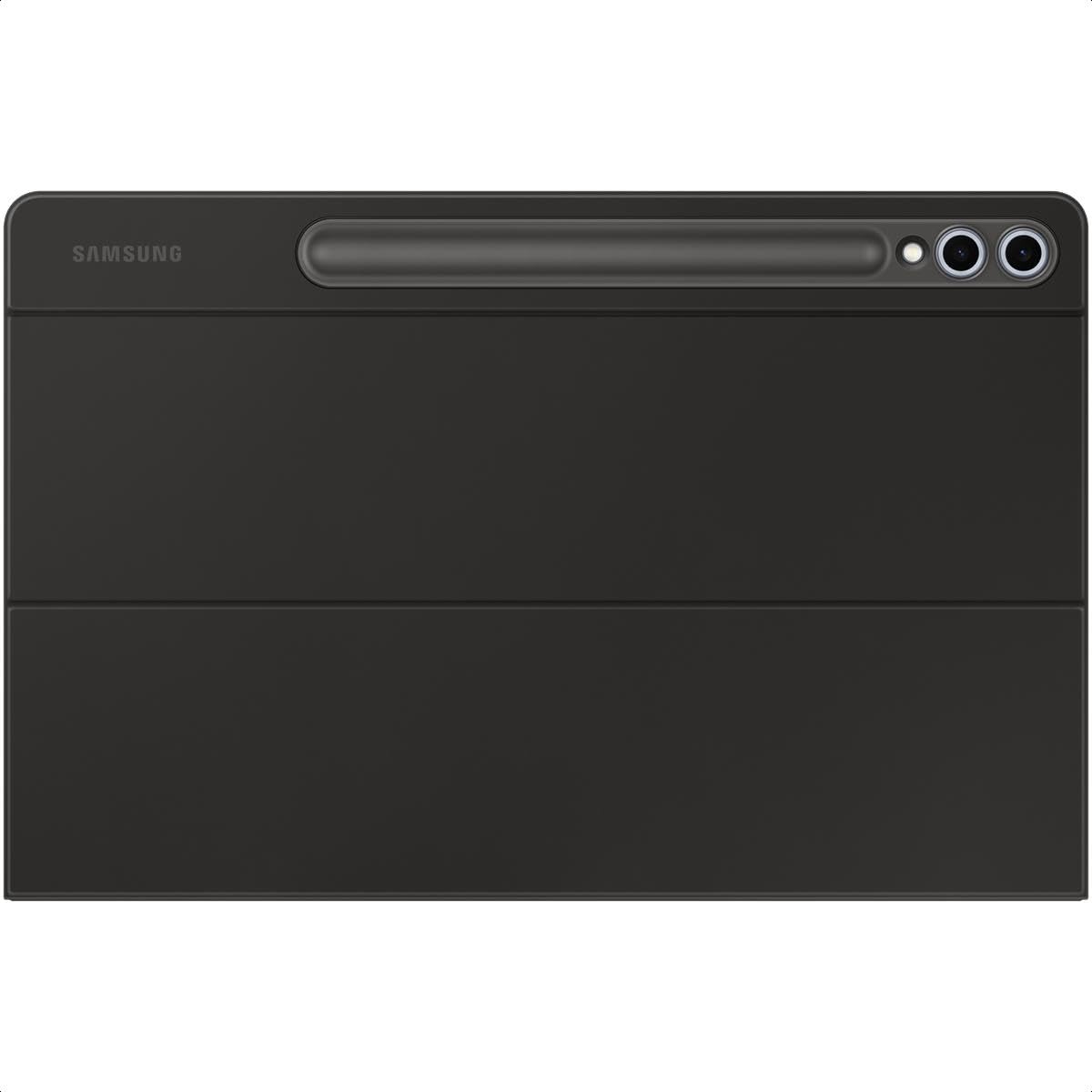 Samsung Funda para Galaxy Tab S10+, Tab S9+, Tab S9 FE+ con Teclado QWERTY y botón AI, Funda de una Sola Pieza, Color Negro