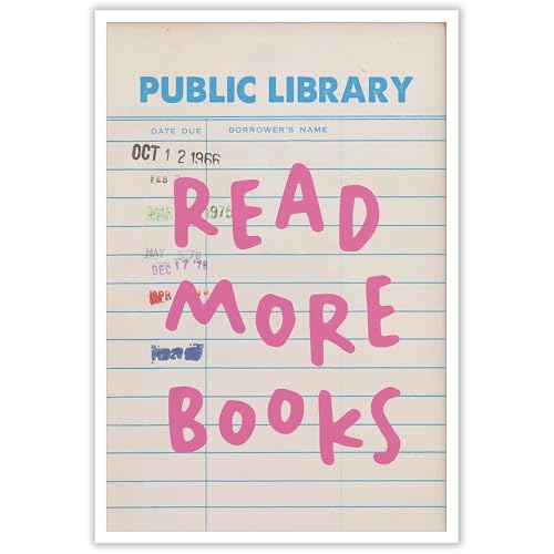 Vintage Public Library Read More Books Posters...
