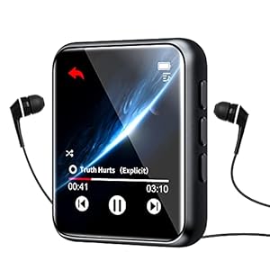 JOLIKE 32G MP3 Player Bluetooth 5.0, HiFi Verlustfreier Ton MP3 Musik Player, Built-in Lautsprecher, mit Line-in Voice…
